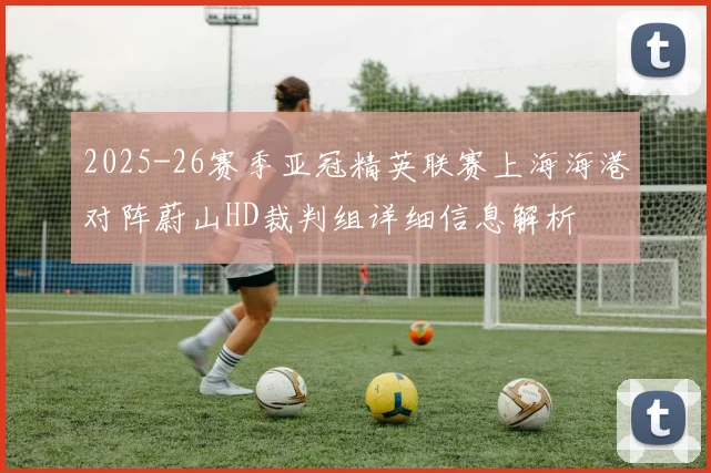 2025-26赛季亚冠精英联赛上海海港对阵蔚山HD裁判组详细信息解析